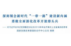 深刻領會新時代“一帶一路”建設新內涵 勇做全面深化改革開放排頭兵